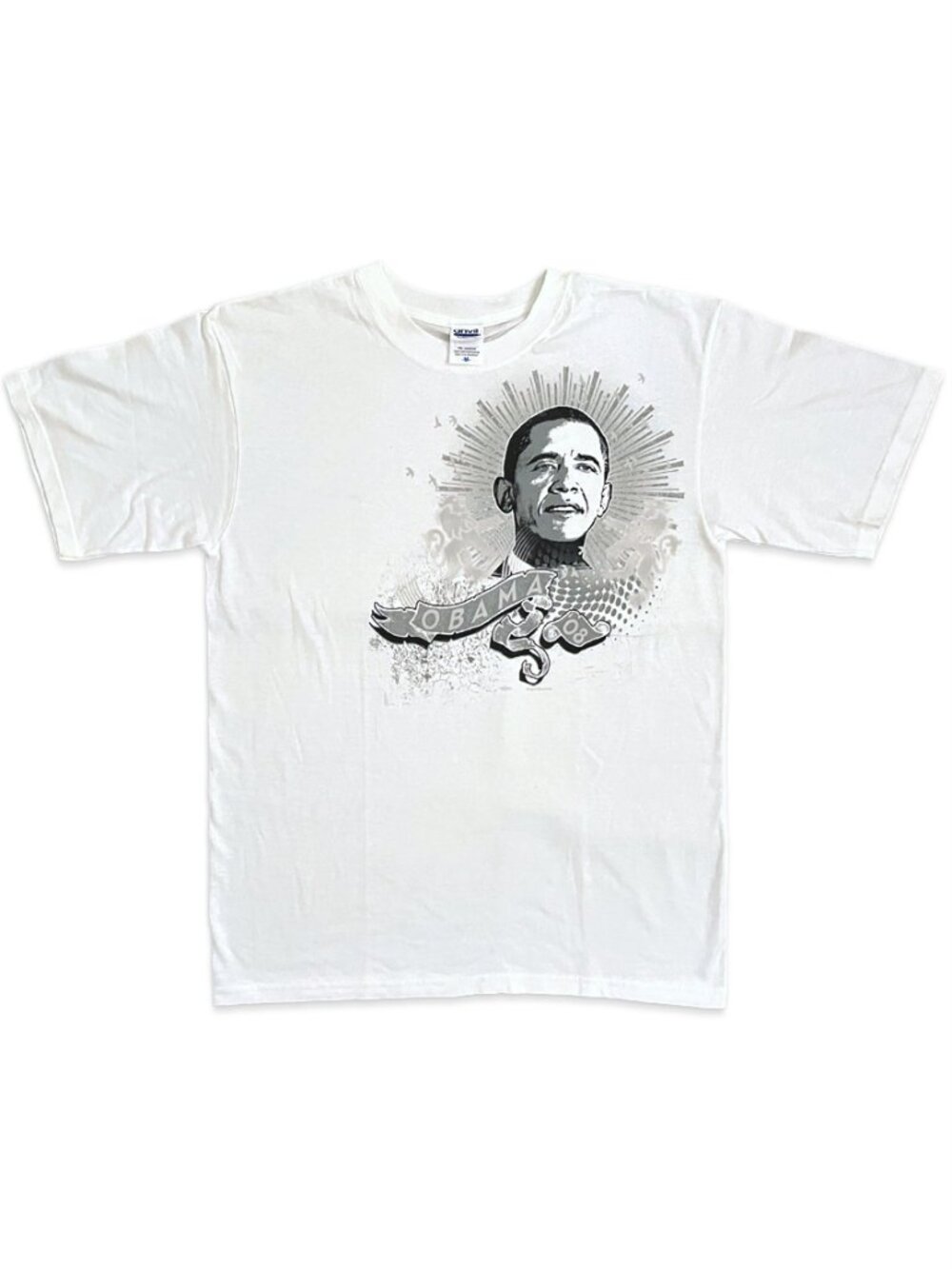 Barack Obama - 2008 Sunburst Portrait Vintage Tee